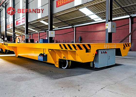 10t Capacity Electrical Rail Transfer Vehicle For Machine Factory