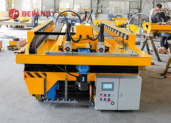 Capacity 10T Rail RGV Transfer Cart With Lift Device