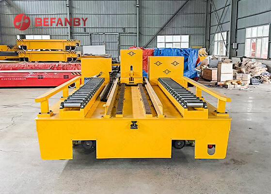 Transfer Cart Roller Conveyor System For Tabletop Design