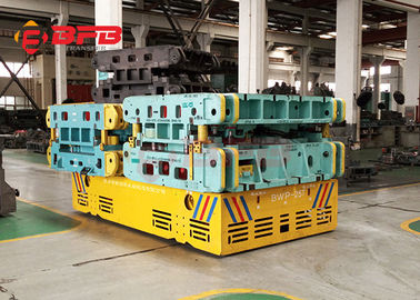 High Speed Steerable Die Transfer Cart , Normal Floor Forklift Turning Battery Transfer Cart