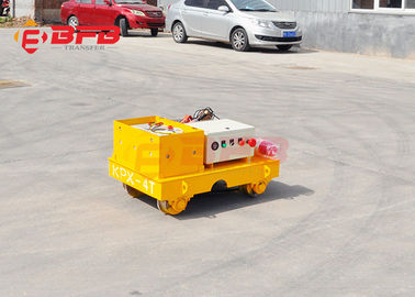 Anti Heat Battery Transfer Cart Cylinder Transfer Bogie 1 - 300 Load Capacity Move On Rails