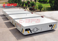 Towed Conducting Rail Transfer Cart On Rails CE Certificated Long Running Distance