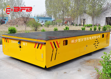 100T Industrial Material Transfer Carts, Turning Coil Transfer Cart On Cement Floor