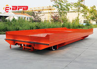 0 - 20m / Min Rail Transfer Battery Powered Heavy Duty Cart , Motorized Platform Cart For Foundry Plant