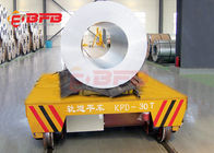 Battery Powered Material Coil Transfer Cart , Steerable Trackless Electric Transfer Cart For Industry