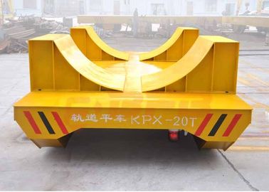 Steel Coil Handling Tail Rail Transfer Trailer With V-Frame