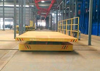 Electric railway track industry transport bed with large platform
