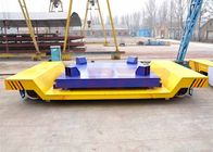 Customized Steel Rail Transfer Trolley , Scale / Screen Electric Transfer Cart