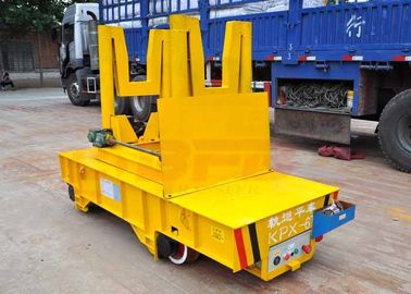 Anti - High Temperature Motorised Rail Trolley , Hot Metal Die Transfer Cart