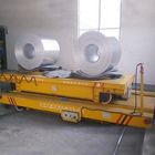 Large Dimension Busbar Powered Transfer Cart 90 Degree Table For Steel Coils Handling