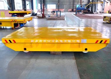 10T Non - Power Industrial Transfer Car , Wooden Box Material Moving Carts