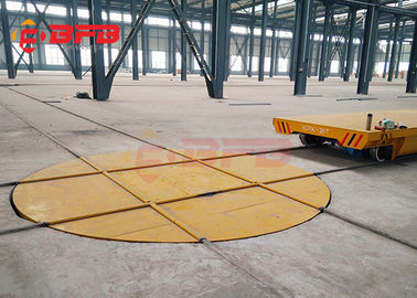 Heavy Duty Material Handling Solutions Cross Rail Transfer Automated Electric Turntable