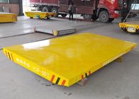 Heavy Material On Rail Transfer Cart , Warehouses Q235B Electric Work Cart