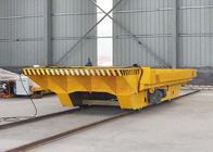 Heavy Material On Rail Transfer Cart , Warehouses Q235B Electric Work Cart