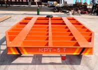 Short Distance Motorised Trolleys Carts , Large Table Battery Powered Cart Dragged Cable Power Railroad Cart