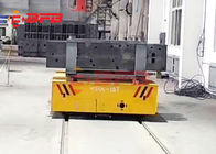 Heat Resistance Rail Transfer Trolley , Heavy Steel Motorized Rail Transfer Cart