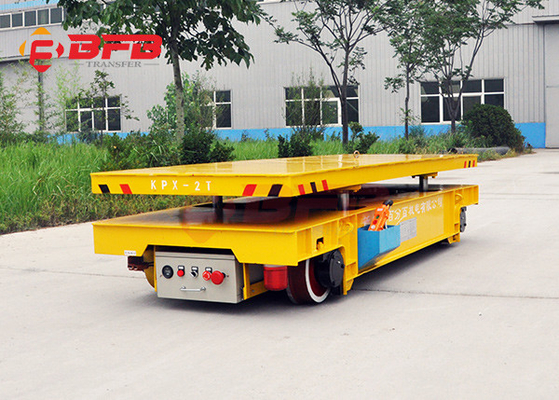 Hydraulic Steering Steel Platform Rail Track Trolley