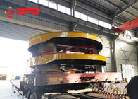 90 Degree Turning Material Handling Solutions Industrial Turntable For Rail Transfer Car