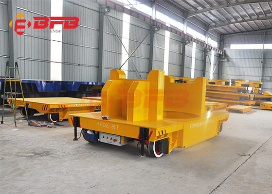 Motorized Railway Ladle Transfer Cart With Heat Proof