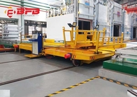 Workshop Annealing Furnace Material Transfer Carts Electric Powered In Yellow