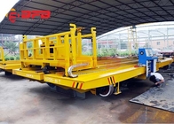 Workshop Annealing Furnace Material Transfer Carts Electric Powered In Yellow