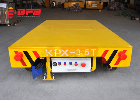 20m/Min Q235 Mould Flatbed Trailer Rail Transfer Cart