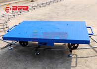 Electric Industrial Battery Tracked Carts 20m / Min With 1ton Load Capacity