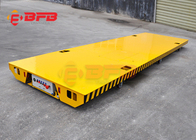 0 - 20m/Min Rail Guided Battery Drive Platform Cart 60 Ton