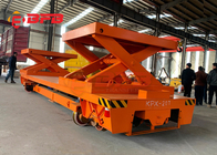 Rails Hydraulic Powered Transfer Cart 30 Ton For Workshop