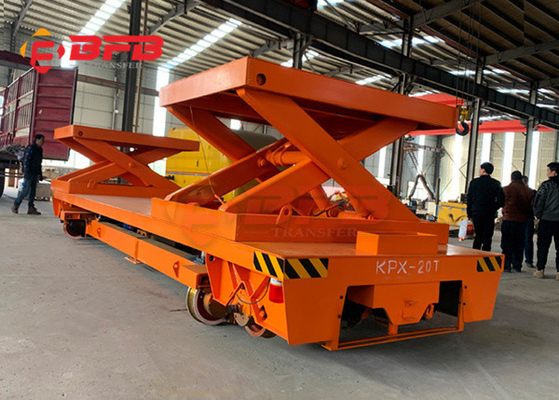 Track Mounted Warehouse Battery High Load Transfer Cart Lift