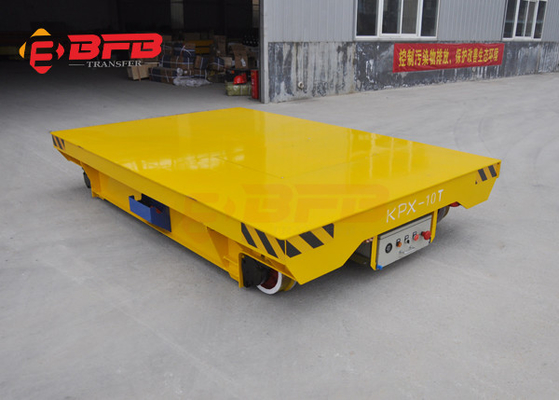 15 Tons Industrial Rail Battery Transfer Cart 20m/Min Remote Control