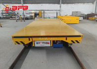 50T Safe Rail Motorized Carriage Battery Transfer Cart For Steel Plant