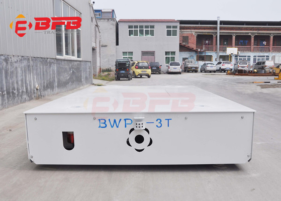 30T Steerable Heavy Duty Mold Transfer Cart On Cement Floor