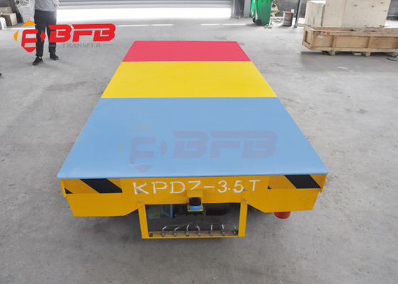 Ferry Rail Transfer Trolley Q235 Material Track Flat Transfer Cart