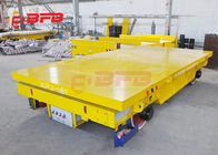 SGS 16 Ton Cable Drum Motorised Rail Trolley For Steel Plant