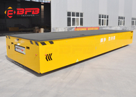 20T Warehoue Trolley Platform Trackless Transfer Cart On Cement Floor