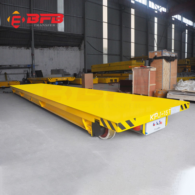 20m/Min Workshop Motorized Rail Transfer Car 500T Load