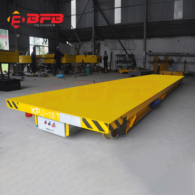 20m/Min Workshop Motorized Rail Transfer Car 500T Load