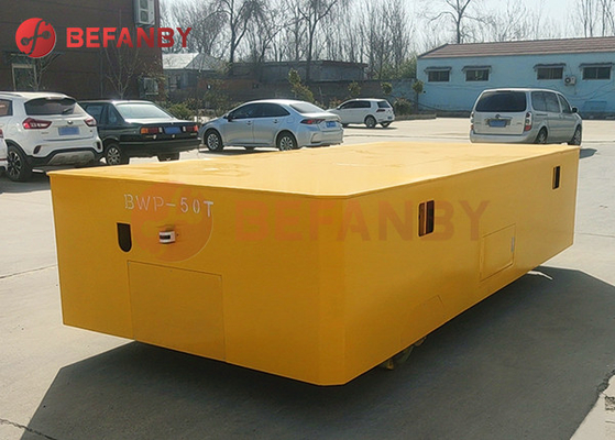 Production Line Heavy Duty Trackless Transfer Cart On Cement Floor