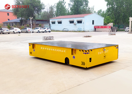 Q235 Used Trackless Transfer Cart For Warehouse  30 Tons