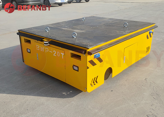 15 Tonne High Load Trackless Transfer Cart Flatbed Trolley Transporter