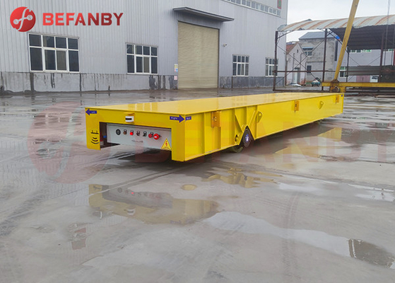 Battery Omnidirectional Trackless Transfer Cart Platform 150t