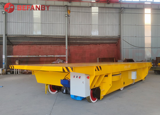 Workshop Steerable Transfer Cart With Rails Scissor Lifting