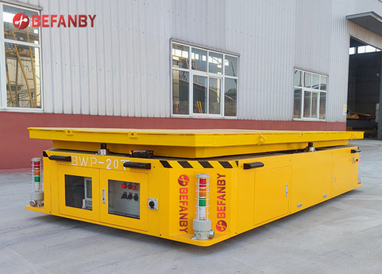 20m/min AGV Automatic Guided Vehicle Trackless Transfer Cart On Cement Floor