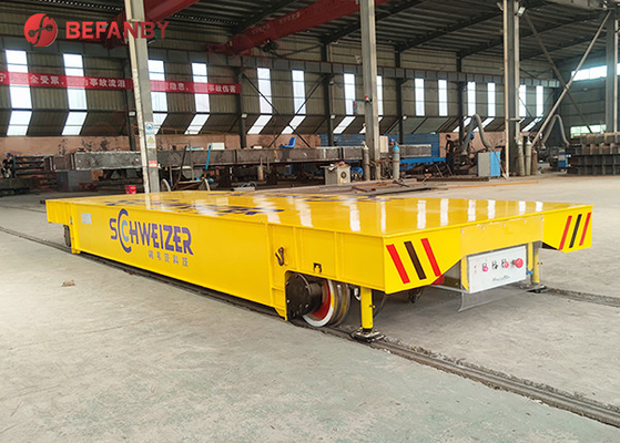 Electrical Motorized Rail Transfer Trolley 100 Tons
