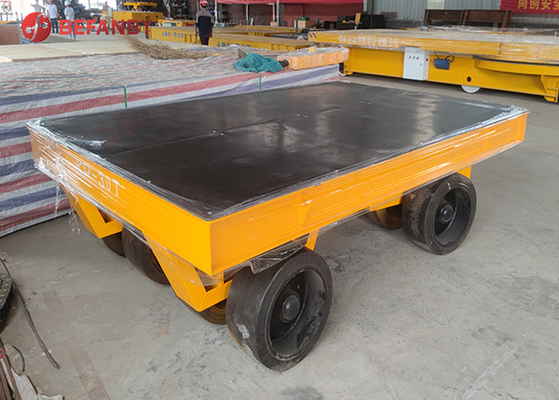 Q235 Material Transfer Carts Flatbed Heavy Duty Industrial Trailer For Workshop