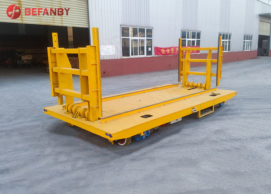 Electric Railway Flat Transfer Trailer Battery Operated 10t 20m/Min