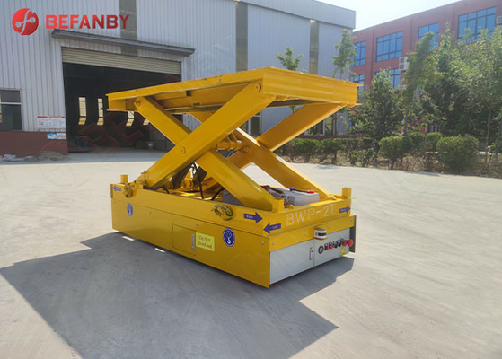 Steerable Trackless 30t Scissor Lift Transfer Cart