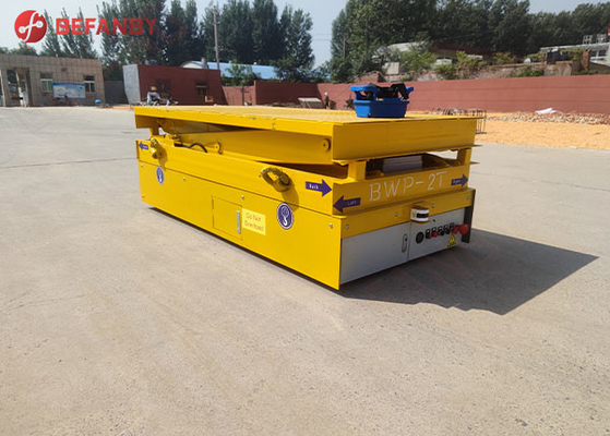 Electrical Lift Steerable Hydraulic Transfer Trolley