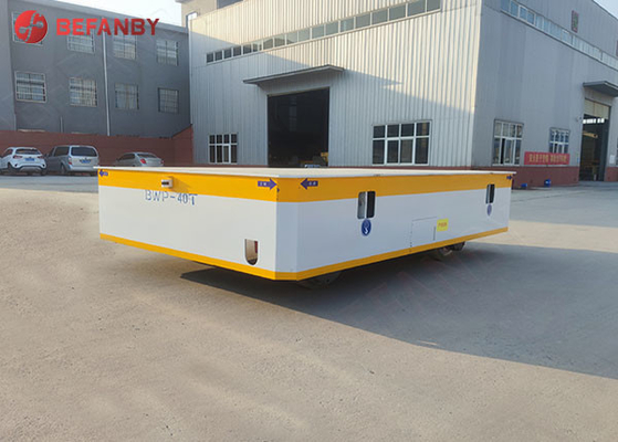 Hand Pendant Motorized Transfer Trolley For Warehouse Mold Handling